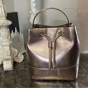 ROSE GOLD METALLIC handbag NEW!
